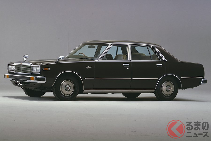 2代目から大きく変わって高級車路線となった3代目「ローレル」