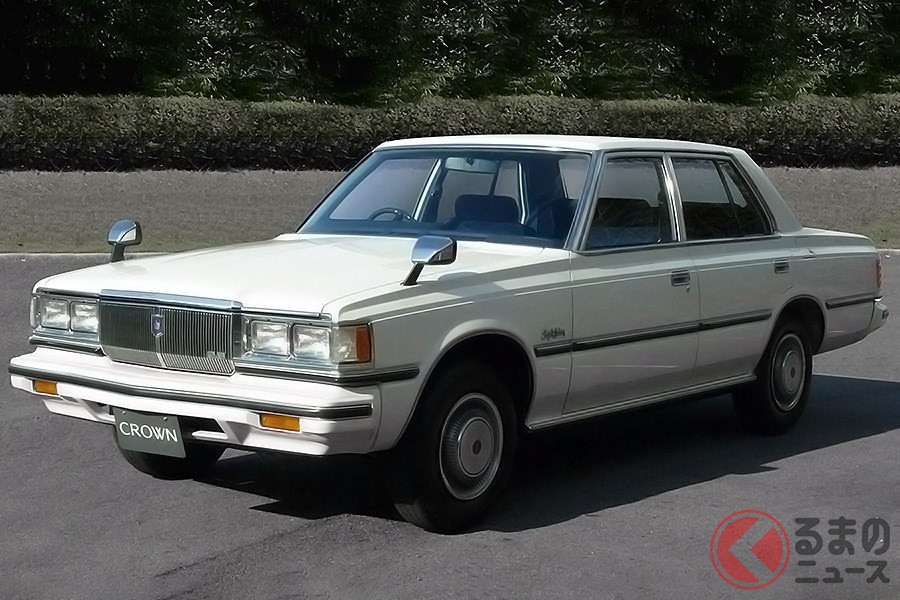 より直線基調の風格のあるデザインとなった6代目「クラウン」