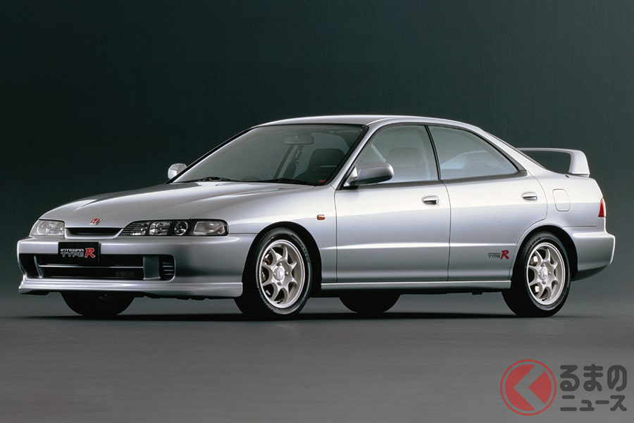セダンながら実用的には厳しいほど硬派だった「インテグラタイプR 4ドアハードトップ」