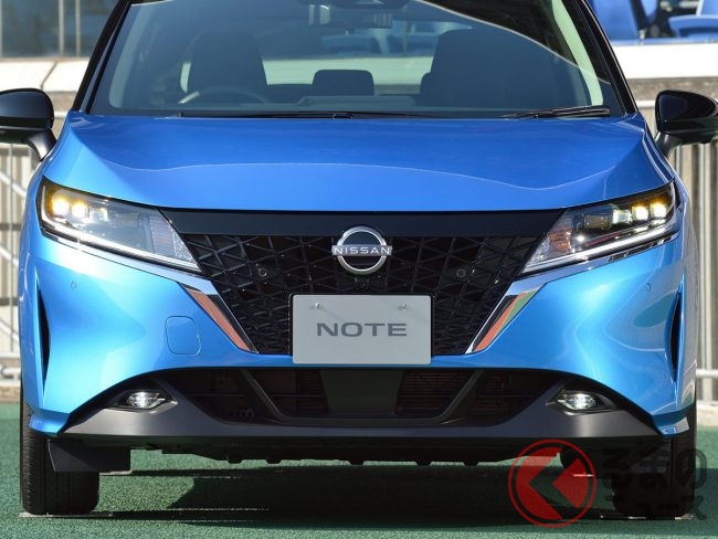 新ロゴ初採用 日産 新型 ノート 世界初公開 9年ぶり全面刷新で日本市場強化へ くるまのニュース