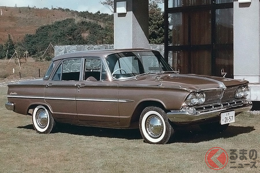 他メーカーに先駆けて直6SOHCエンジンを搭載した2代目「グロリア」