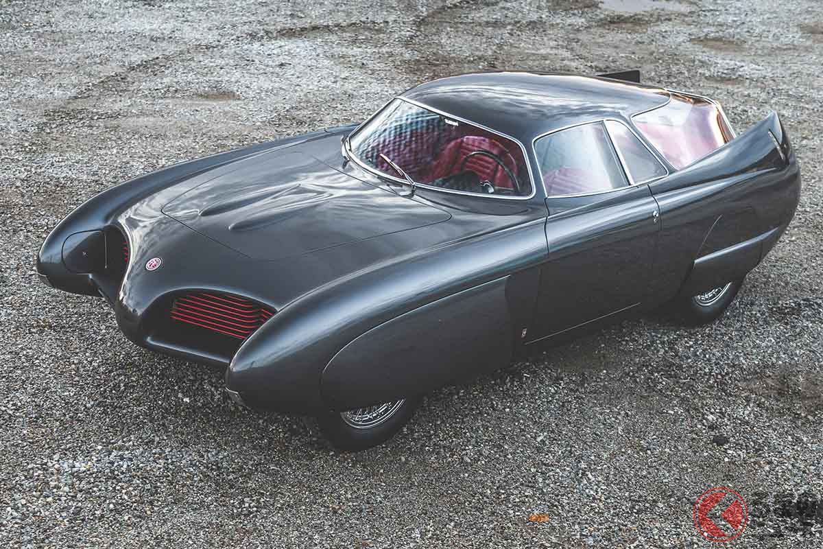 1953年5月のトリノ・ショーにて衝撃のデビューを果たしたアルファ ロメオ「B.A.T.5」(C)2020 Courtesy of RM Sotheby's