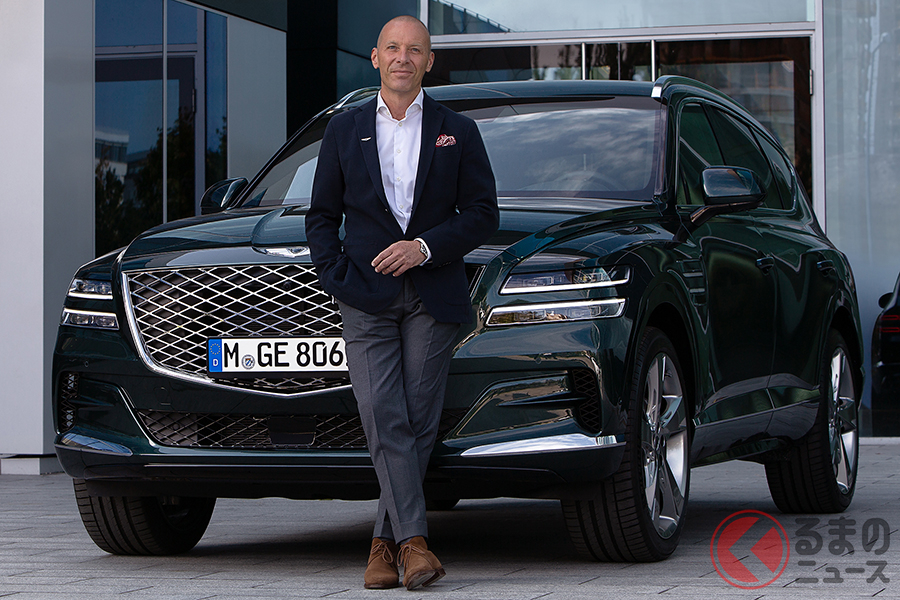 ジェネシス・モーター・ヨーロッパのマネージングディレクターに就任したドミニク・ベッシュ氏。ジェネシスブランドはまもなく欧州市場で展開される予定だ