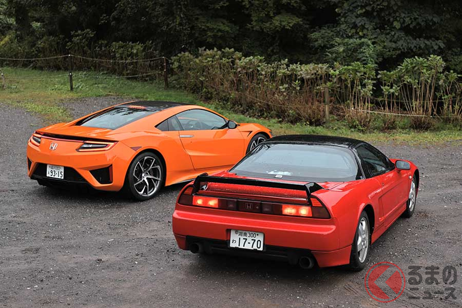 ホンダ初代「NSX」と2代目新型「NSX」