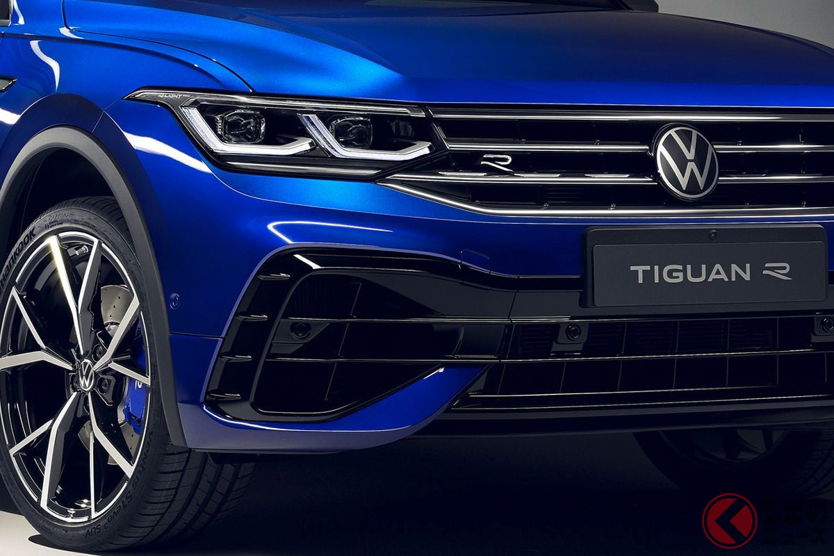 VW「ティグアンR」。ティグアンに初めて設定されたRモデルとなる