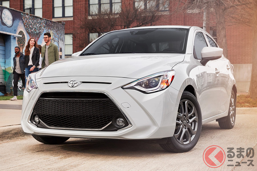 2019年に登場したマツダ「マツダ2」ベースのトヨタ「ヤリス(北米仕様)」(現行ヤリスとは別物)