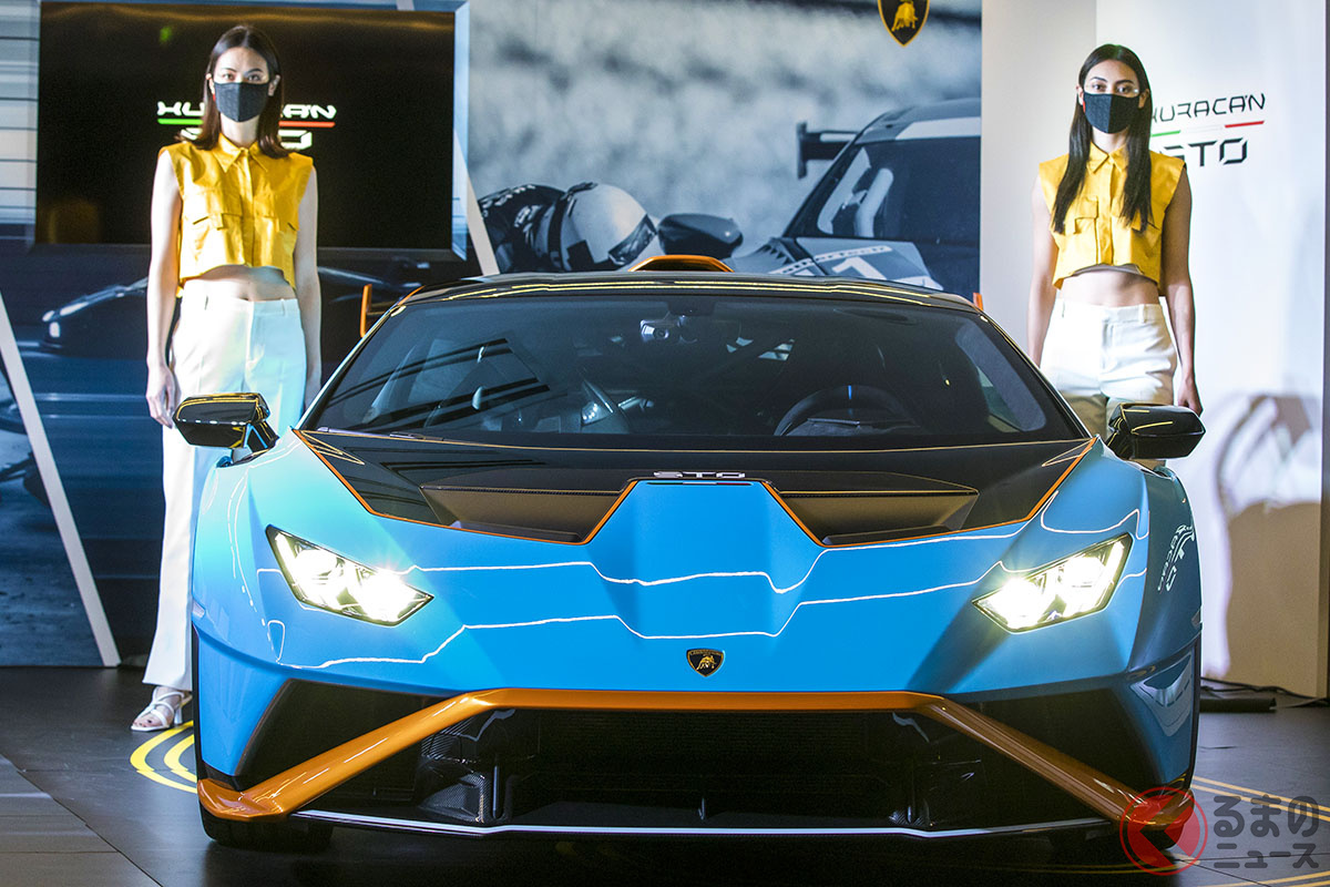 「ウラカンSTO(Super Trofeo Omologata)」が、本国発表の後、世界で最初に東京にてお披露目された