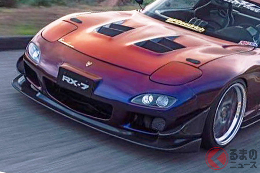 コルベットのV8を搭載したモンスターマシンとなったマツダ「RX-7」