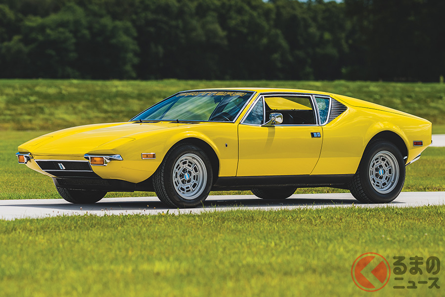 チーフエンジニアは、ジャン・パオロ・ダラーラ、そしてフォードのリンカーン・マーキュリー部門のディーラー・ネットワークを通じて全米で販売するというプロジェクトであったデ・トマソ「パンテーラ」(C)2020 Courtesy of RM Sotheby's