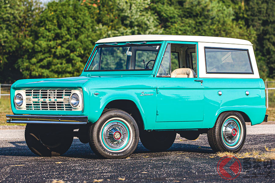 現在に続くSUVの起源のひとつともいえる初代「ブロンコ」(C)2020 Courtesy of RM Sotheby's