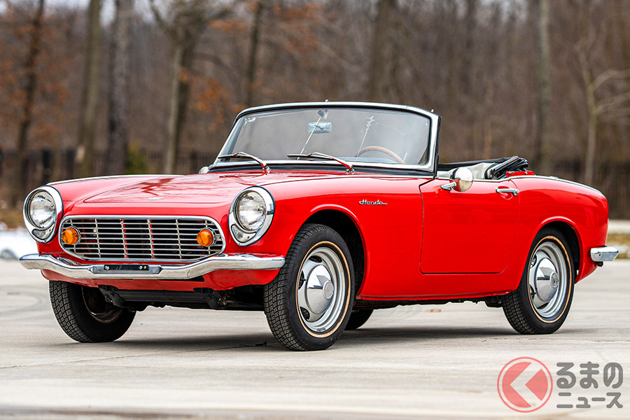 むしろ日本では希少性もあって価格が高くなる傾向にあるホンダ「S600コンバーチブル」(C)2020 Courtesy of RM Sotheby's