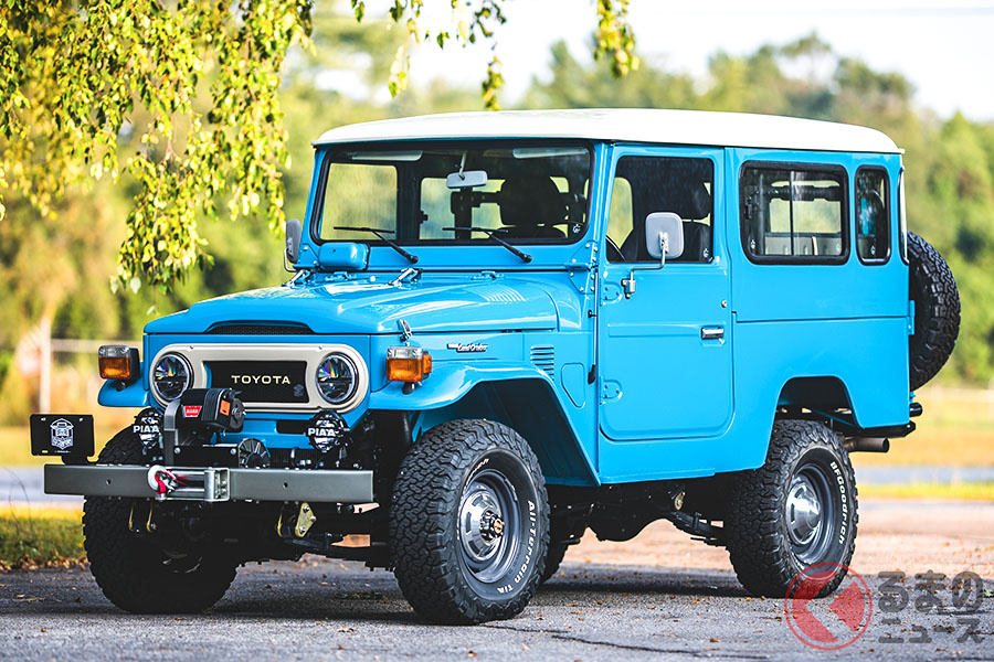ランドクルーザーのレストアやメンテナンスでは全米でも有名なFJ社が手掛けたトヨタ FJ43「ランドクルーザー」(C)2020 Courtesy of RM Sotheby's