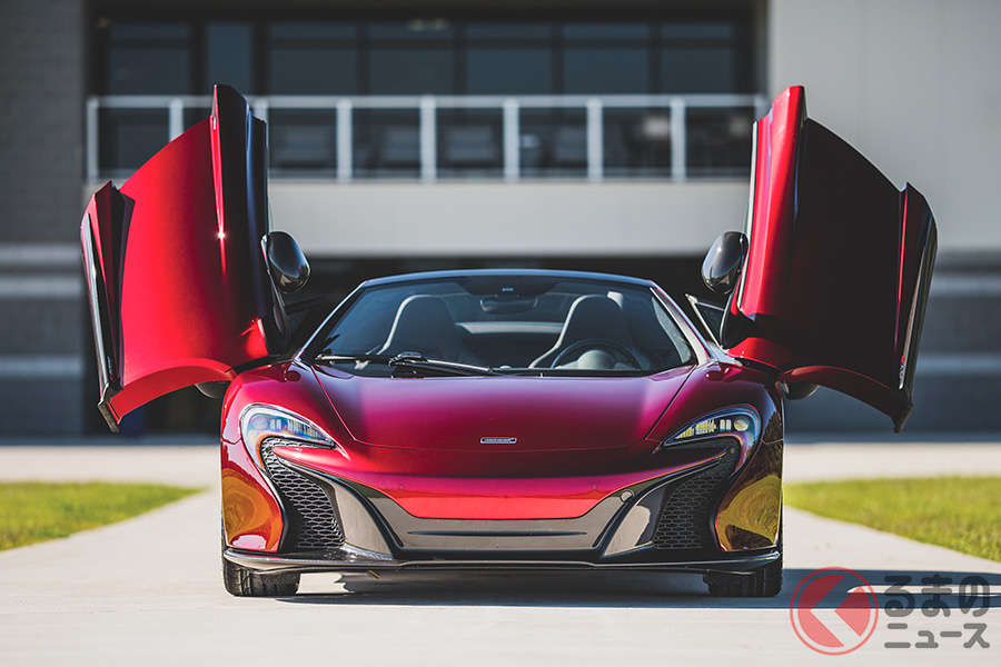 走行距離が1765kmしかないマクラーレン「650Sスパイダー」(C)2020 Courtesy of RM Sotheby's