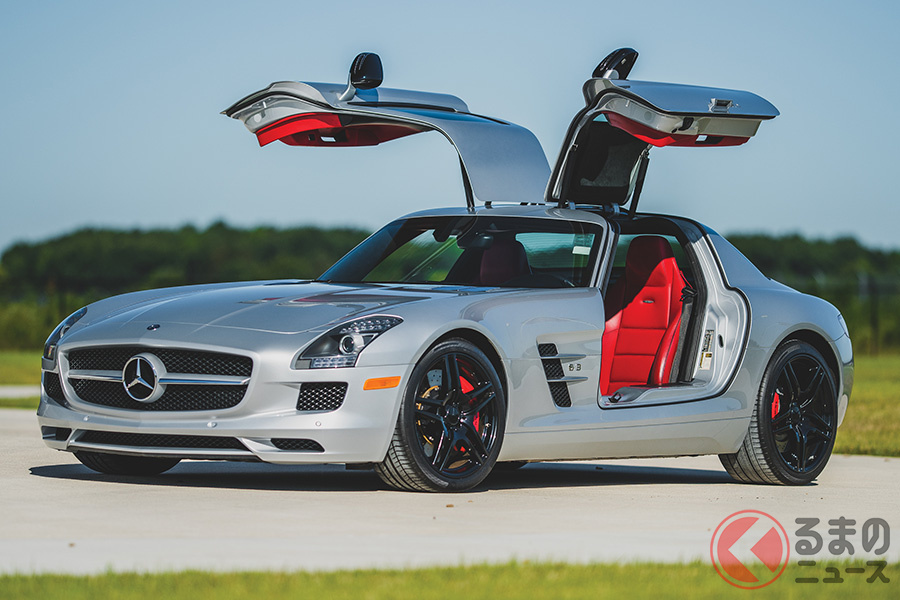 メルセデスAMG社の完全自社設計によって2009年に誕生したメルセデス・ベンツ「SLS AMG クーペ」(C)2020 Courtesy of RM Sotheby's