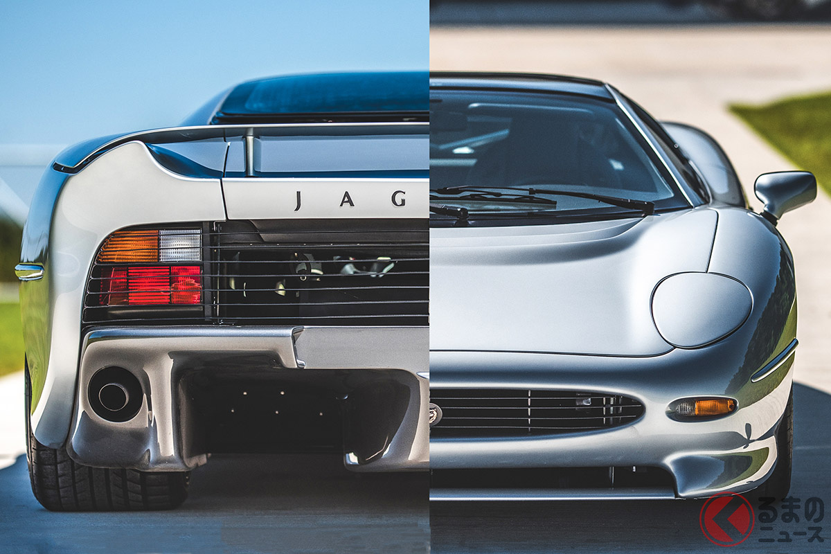 発表後には1500台ものオーダーが入るものの、実際には281台しか製造されなかったジャガー「XJ220」(C)2020 Courtesy of RM Sotheby's