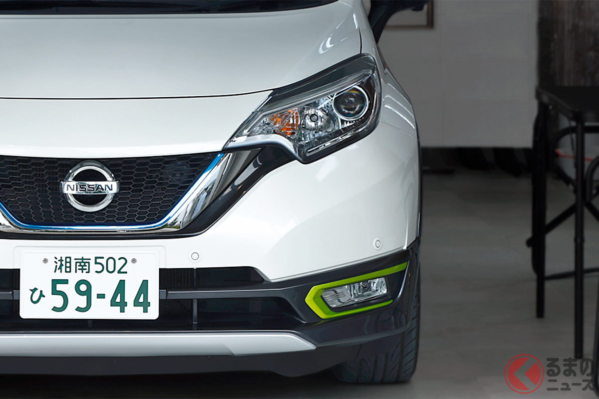 先代ノートに設定されていた「C-Gear」。新型ノートには未設定か。