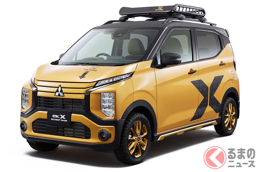 デリカd 5 を丸目にカスタム 三菱新型 Ekスペース を東京オートサロンで初公開 くるまのニュース デリカd 5 を丸目にカスタム 三菱新型 Ekスペース を東京オートサロンで初公開 くるまのニュース