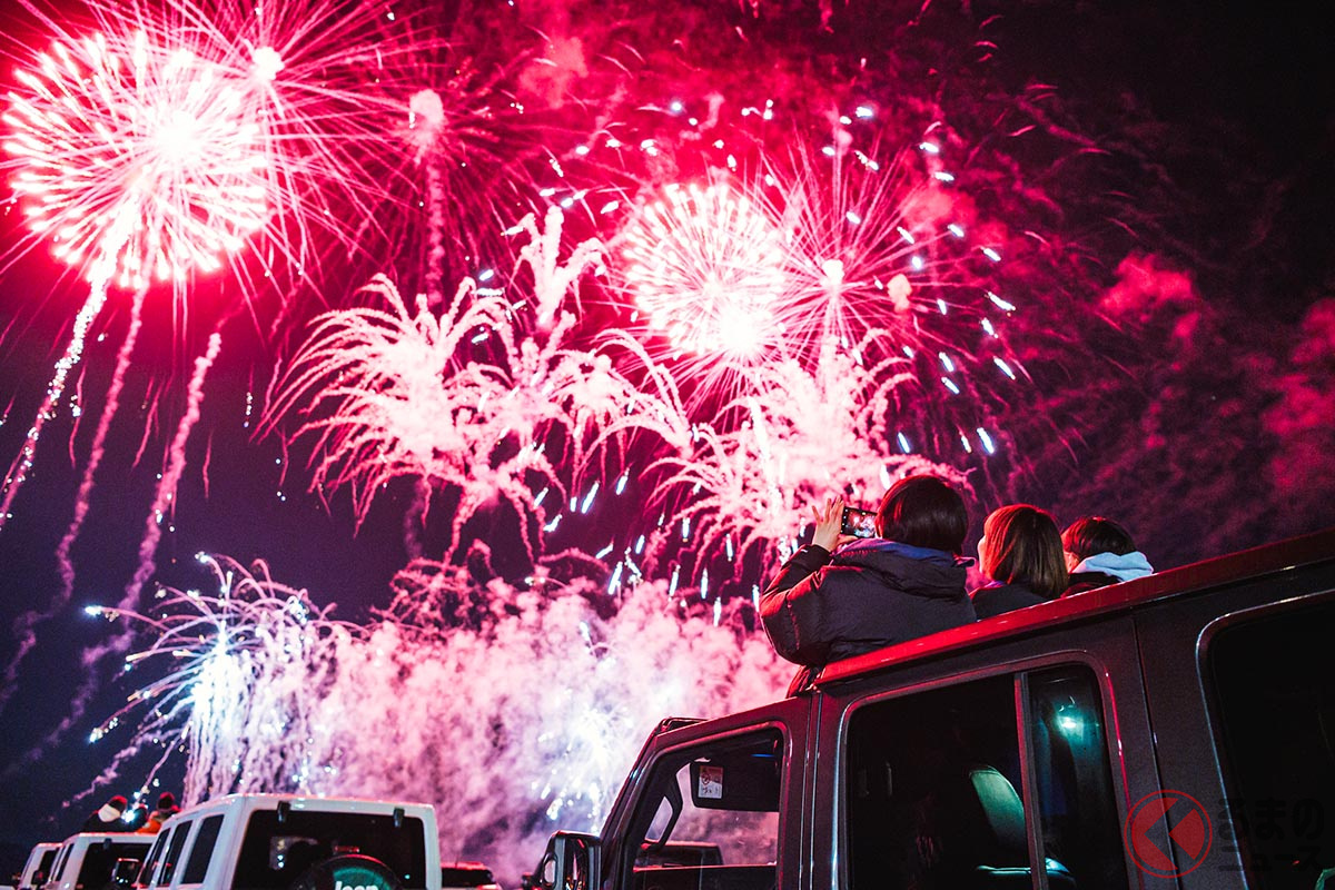 ジープ・ウェイブの会員向けに、関東・関西・東海の3地区で「Jeep HANABI 2020」が開催された