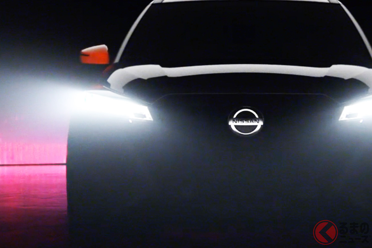 日産北米法人が公開した「キックス」2021年モデルのティザー画像