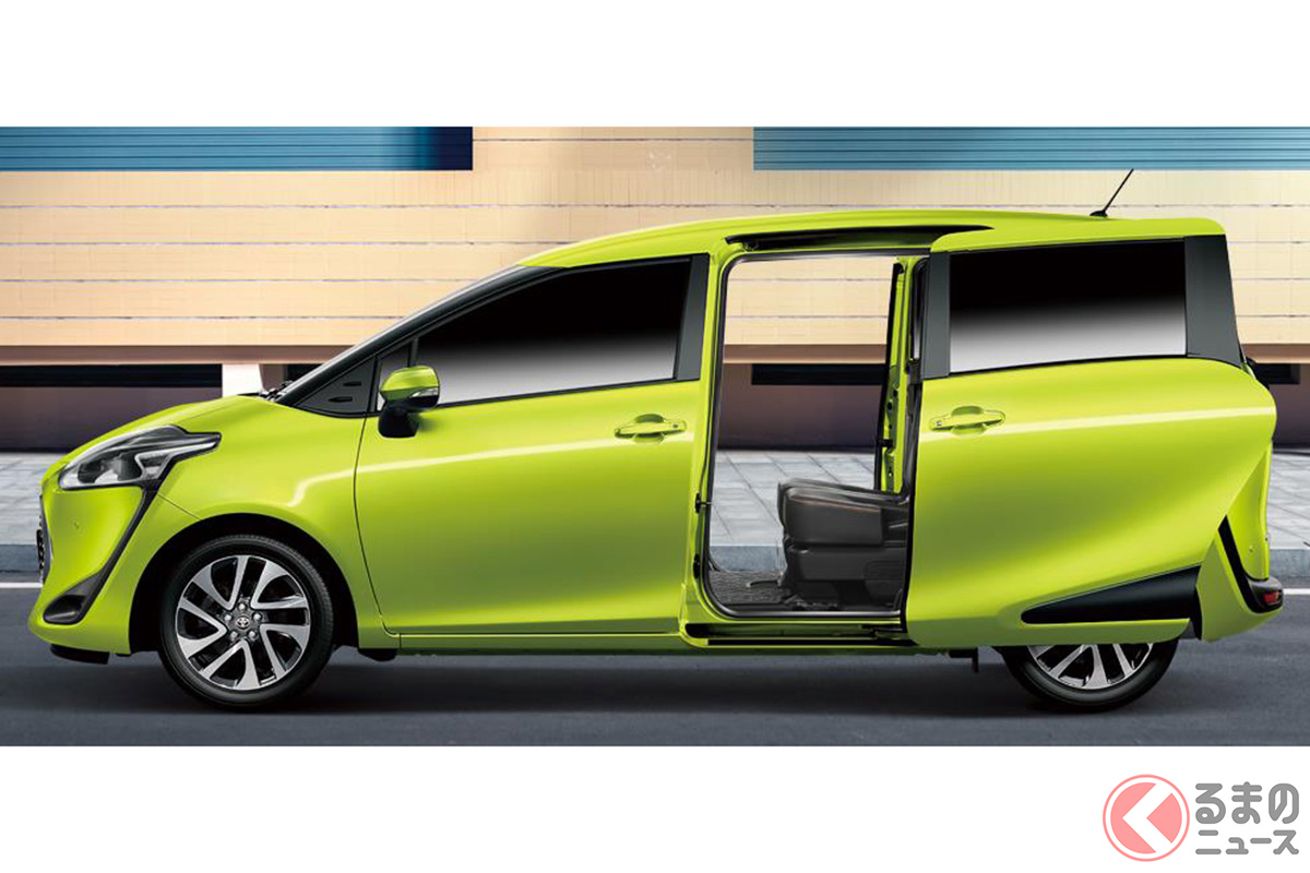 台湾仕様のトヨタ「シエンタ」。1.8リッター仕様が設定されているのが特徴