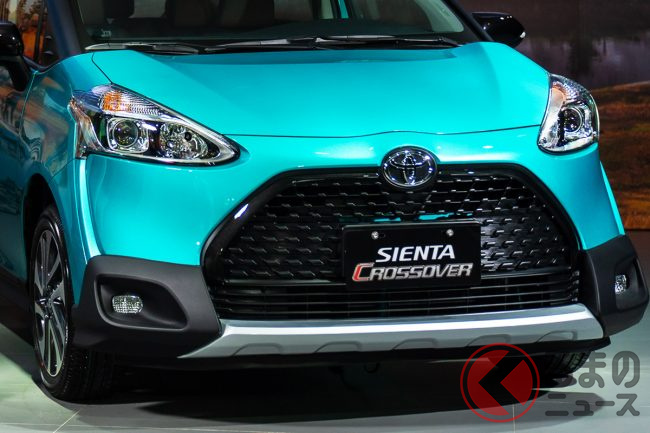 シエンタsuv出た トヨタ新型 シエンタクロスオーバー 初公開 歴代初のミニバンsuv くるまのニュース