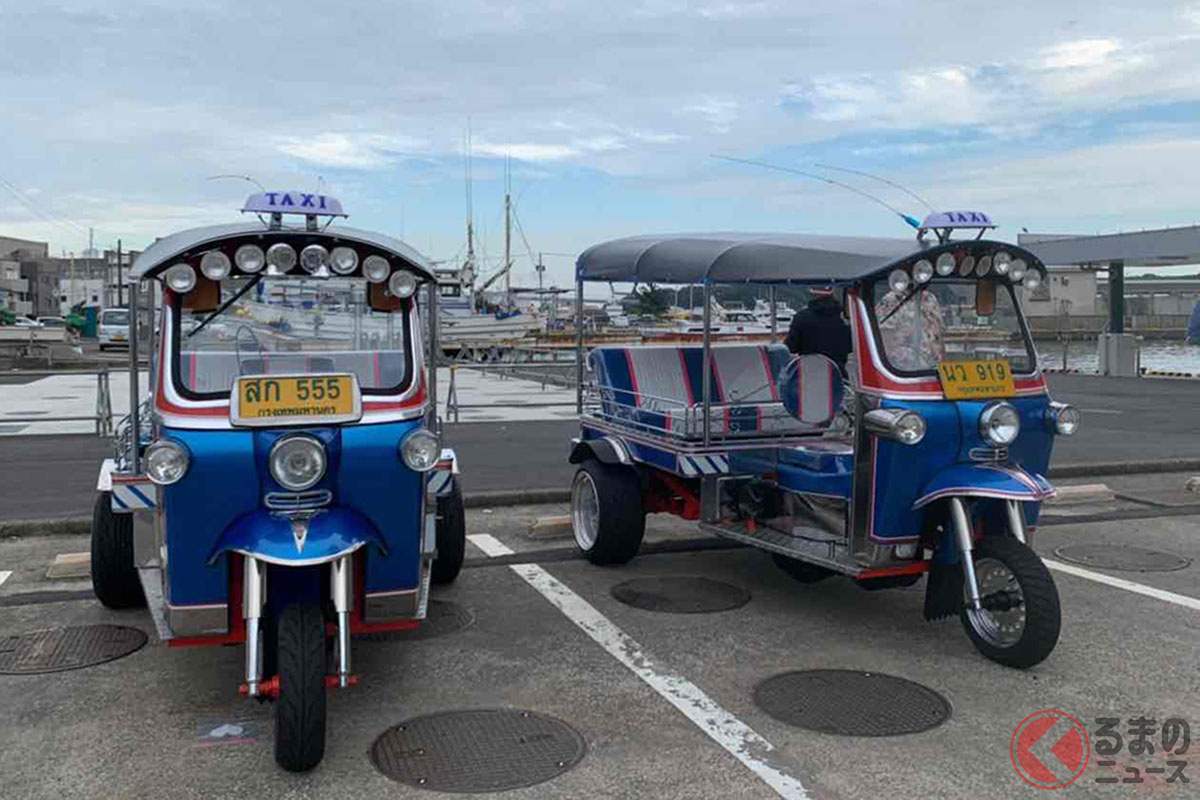 まるでタイ気分 三輪タクシーで有名な トゥクトゥク が日本で目撃多数のワケ くるまのニュース まるでタイ気分 三輪タクシーで有名な トゥクトゥク が日本で目撃多数のワケ くるまのニュース
