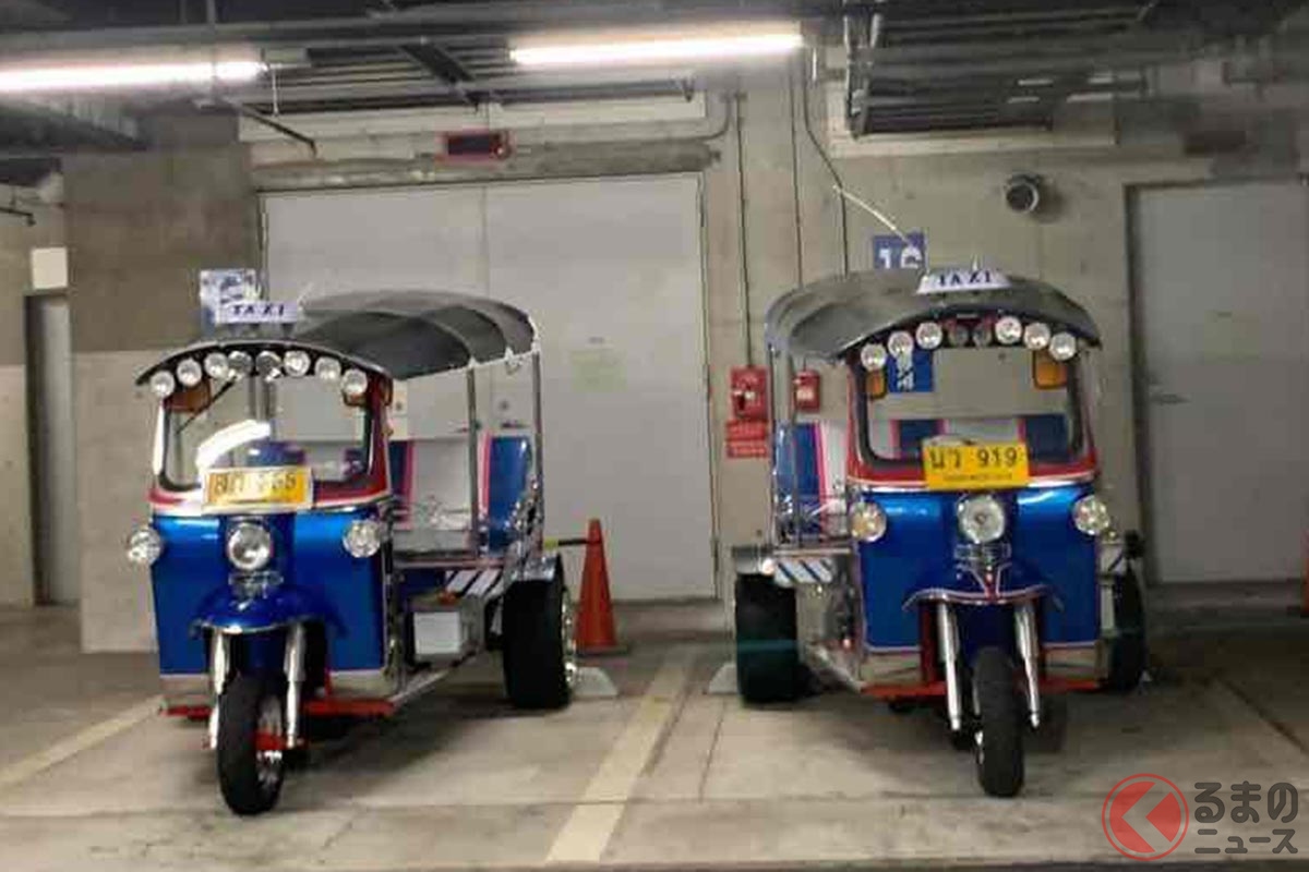 まるでタイ気分 三輪タクシーで有名な トゥクトゥク が日本で目撃多数のワケ くるまのニュース まるでタイ気分 三輪タクシーで有名な トゥクトゥク が日本で目撃多数のワケ くるまのニュース