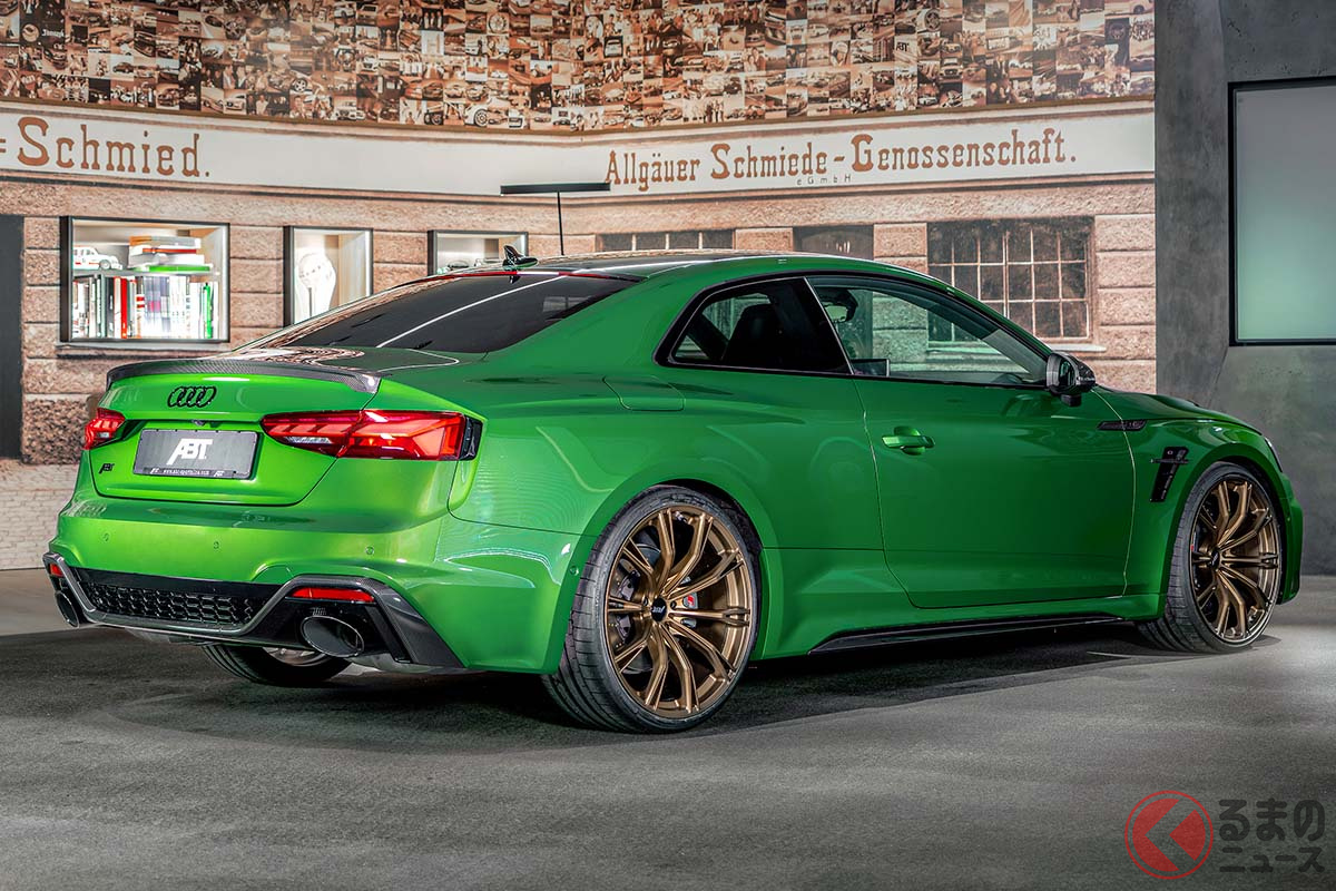 ABTがチューニングの技術力の高さ、そしてモータースポーツでの実績をアピールする目的で重要なモデルとなる「ABT RS5クーペ」