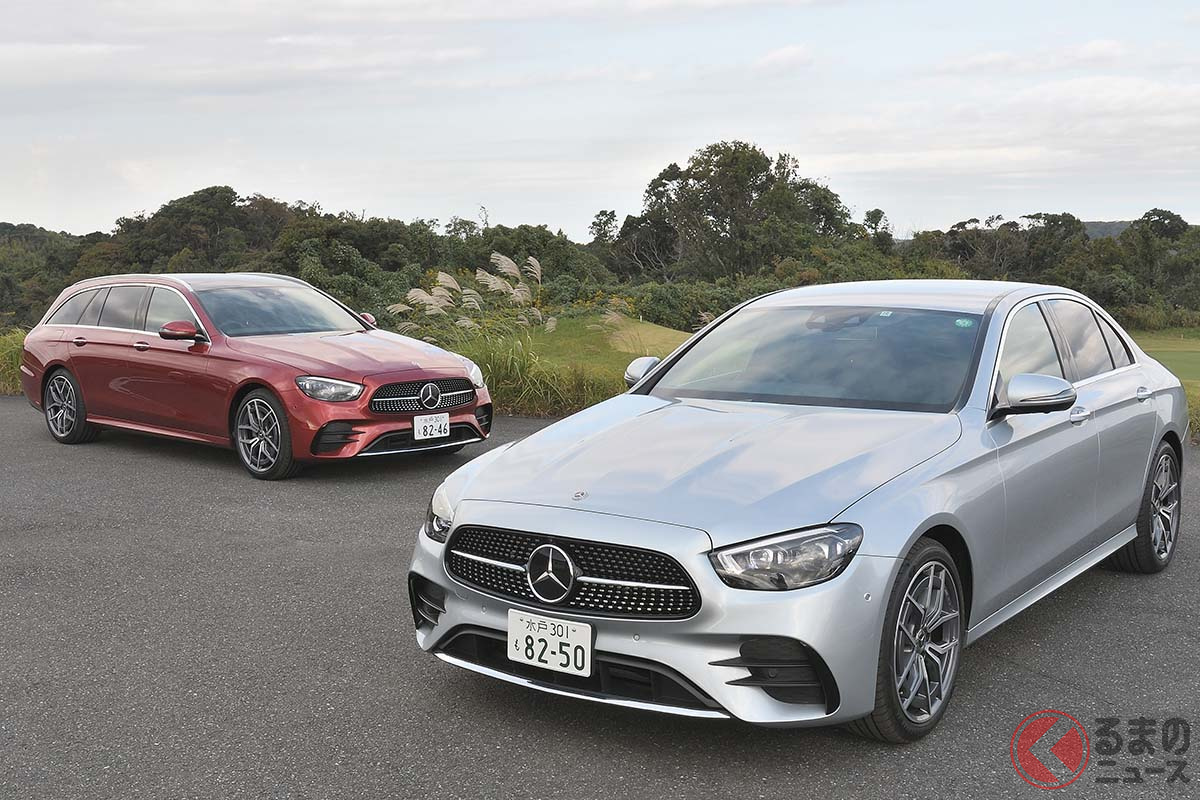 メルセデス・ベンツ改良新型「E200スポーツ セダン」と「E200 スポーツ ステーションワゴン」