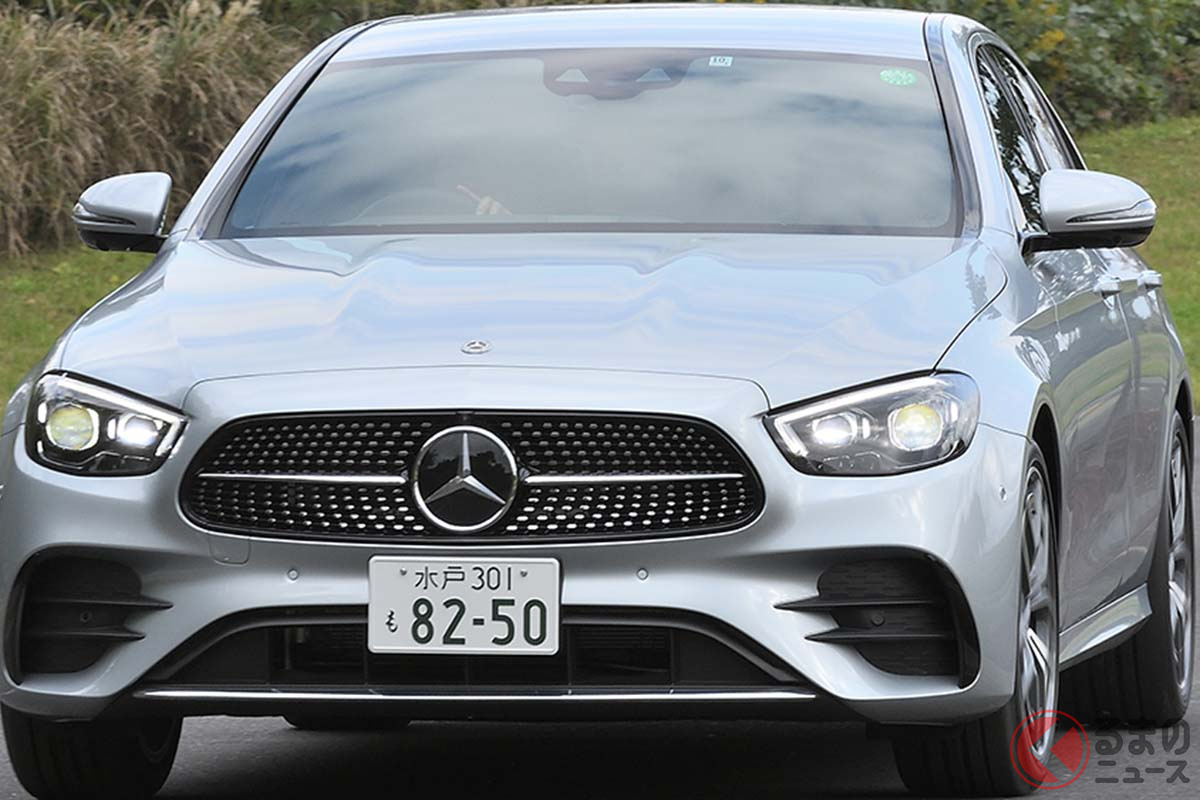 メルセデス・ベンツ改良新型「E200スポーツ セダン」の走り。主力グレードはAMGラインエクステリアが標準装備となった