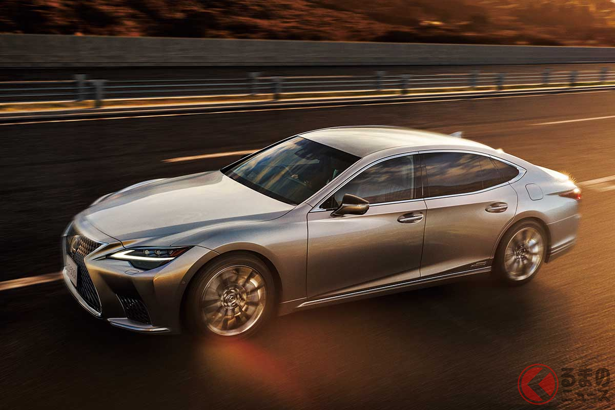 2020年11月19日に発表・発売されたレクサス新型「LS」(LS500h)