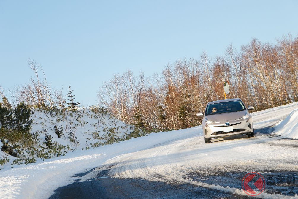 ウインタードライブではさまざまな路面が顔を出す