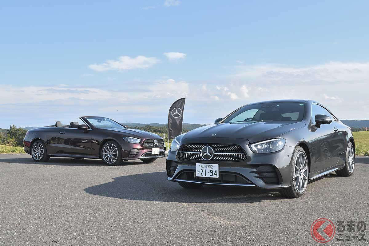 メルセデス・ベンツ改良新型「E300クーペ スポーツ」と「E300カブリオレ スポーツ」