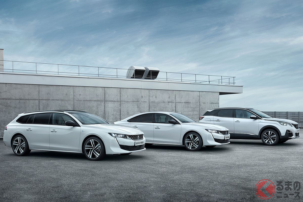 2021年に日本で登場するプジョーのPHEVモデル。「508SW PHEV」「508PHEV」「3008PHEV」