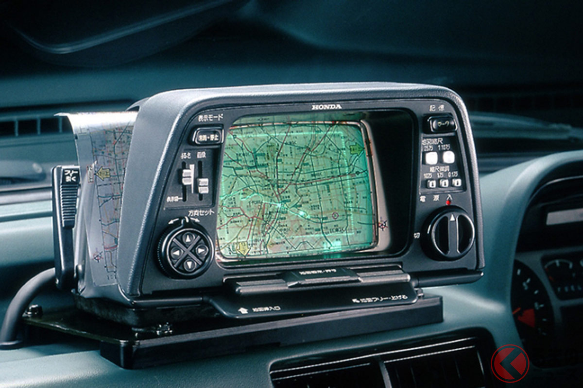 1981年にホンダが2代目「アコード」に採用された「ホンダ・エレクトロ・ジャイロケーター」