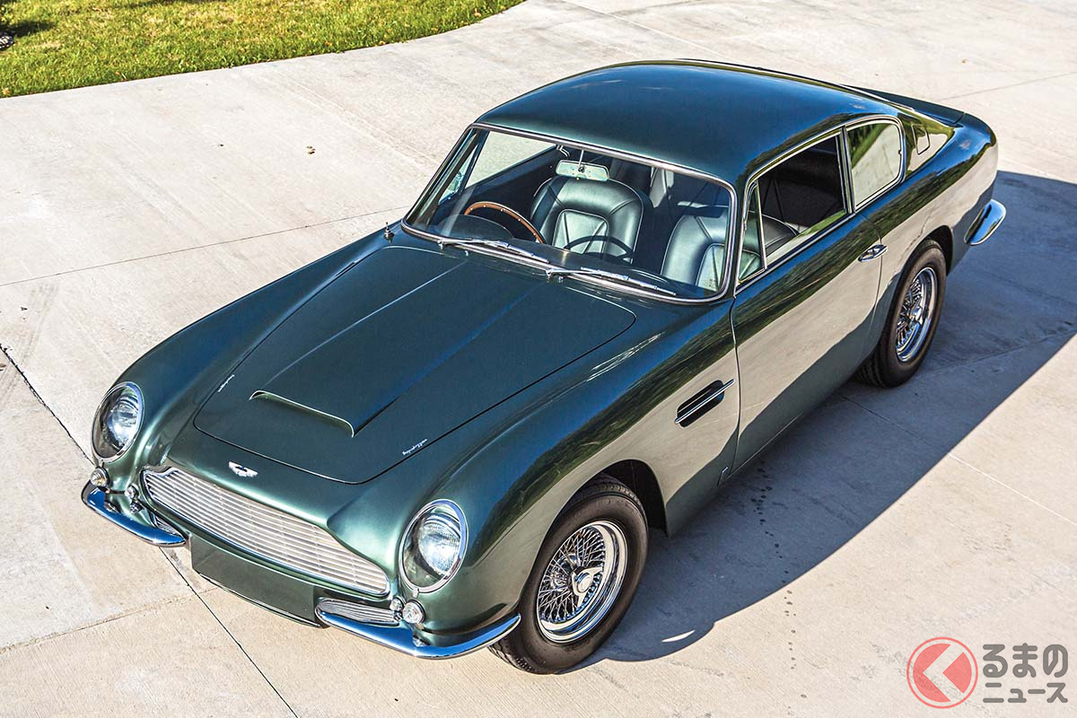 「カムテール」、この様式の開祖であるイタリア式にいえば「コーダ・トロンカ」が採用された「DB6」(C)2020 Courtesy of RM Sotheby's