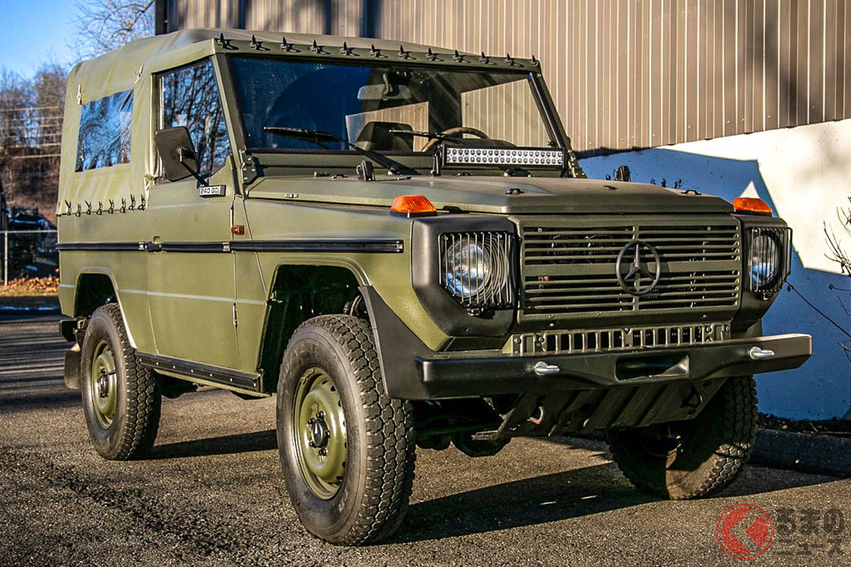 デンマーク王立軍に正規納入されたメルセデス・ベンツ「240 GD」(C)2020 Courtesy of RM Sotheby's