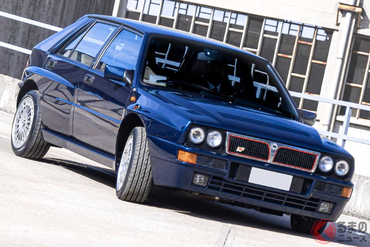 ランチア・デルタ・インテグラーレは、FIA「グループA」規約で闘われることになった世界ラリー選手権(WRC)制覇を目指して、ランチアと旧アバルト技術陣が開発したスーパーウェポンである(C)2020 Courtesy of RM Sotheby's