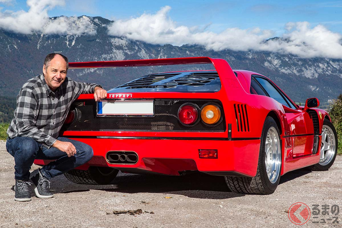 「F40」の開発には当時スクーデリアフェラーリF1チームのドライバーだったゲルハルト・ベルガーも参加(C)2020 Courtesy of RM Sotheby's