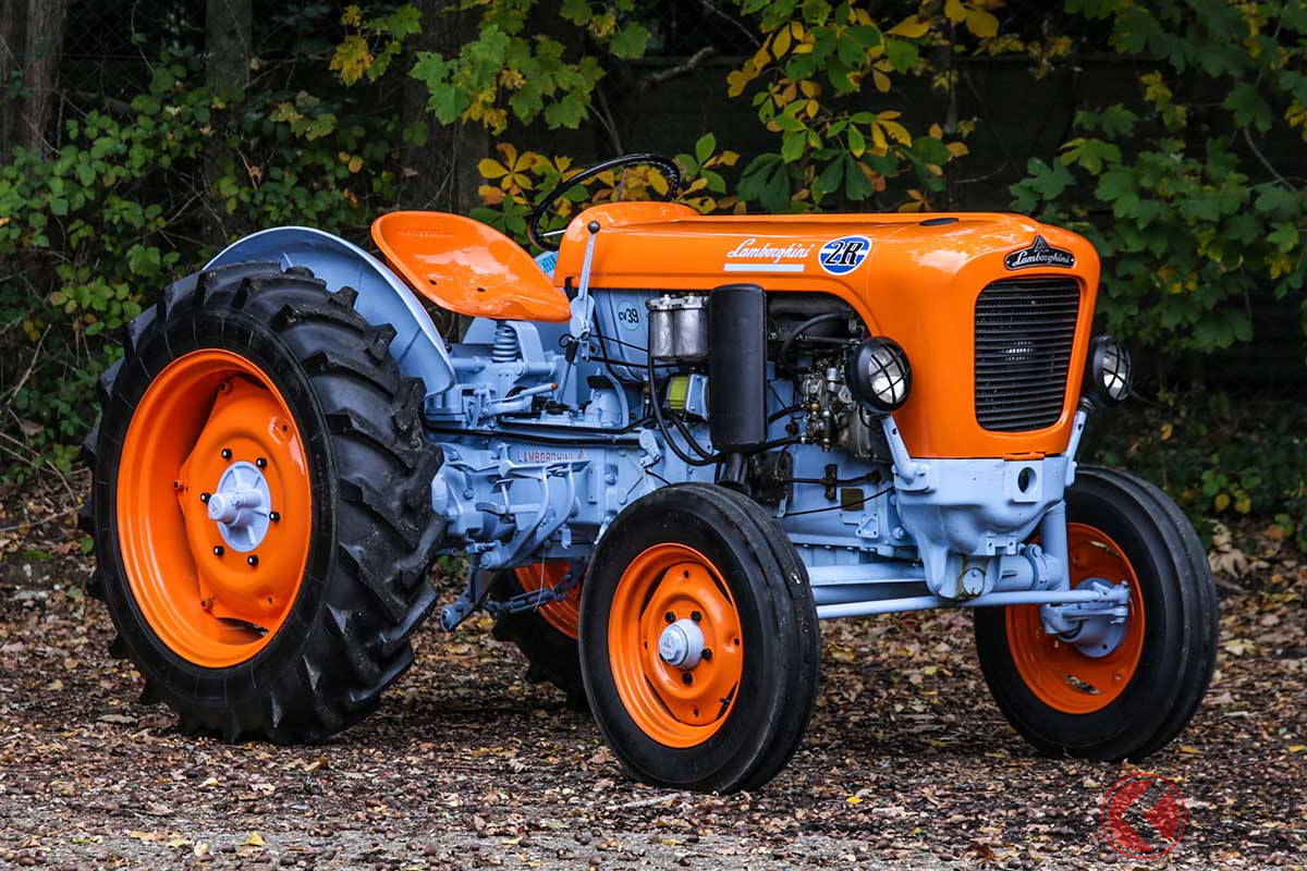 1.4リッター空冷直列3気筒ディーゼルを搭載したランボルギーニ「2R」(C)2020 Courtesy of RM Sotheby's