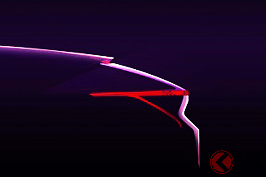 先行公開された電気自動車のSUVモデルコンセプト「FUTURO-e」のティザーイメージ