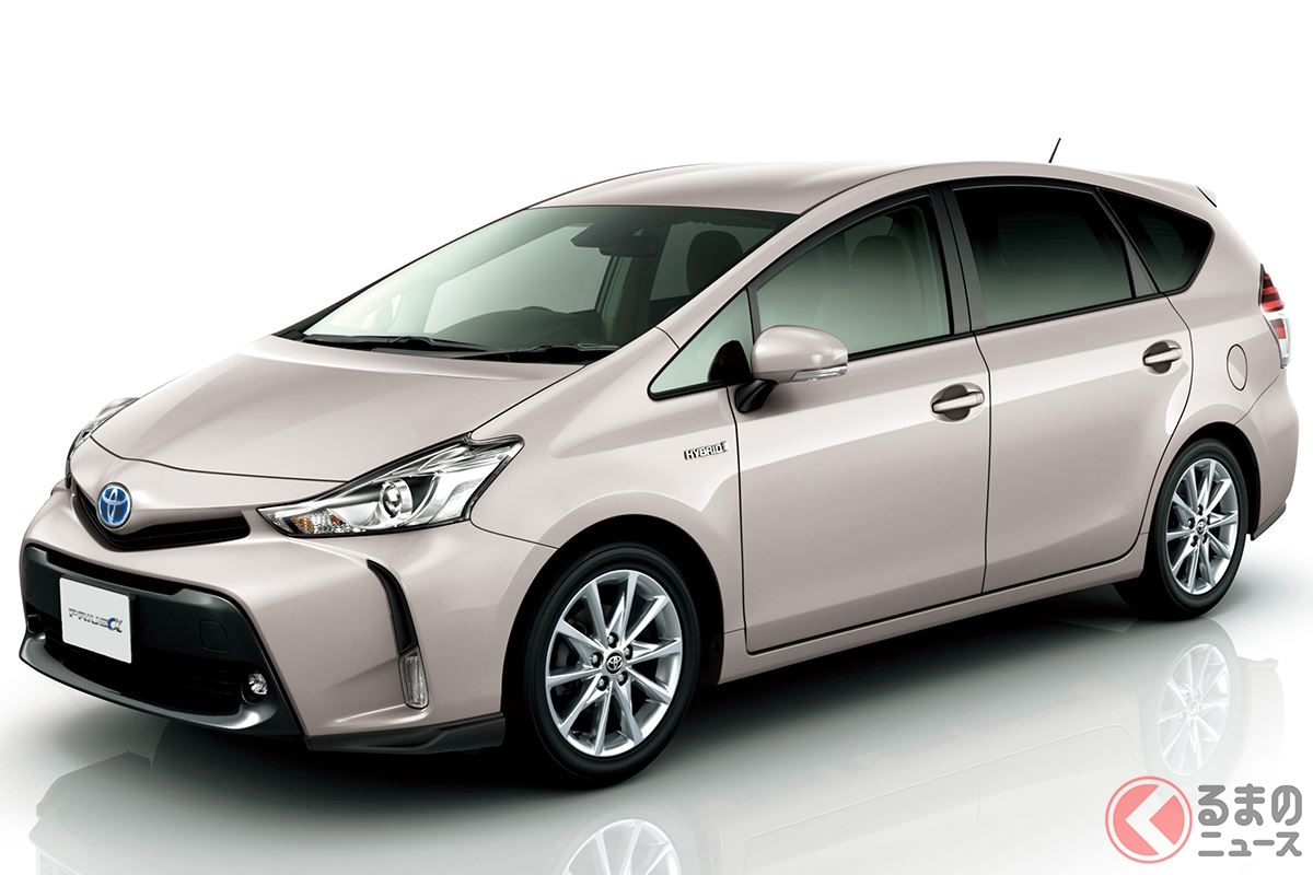 高額な部品が惜しみなく投入されるなど先進性があった「プリウスα」