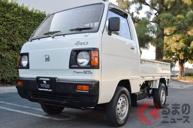 ホンダ最後の軽トラ 生産終了の アクティ トラック 海外で35年落ちでも100万円超えのワケ くるまのニュース ホンダ最後の軽トラ 生産終了の アクティ トラック 海外で35年落ちでも100万円超えのワケ くるまのニュース