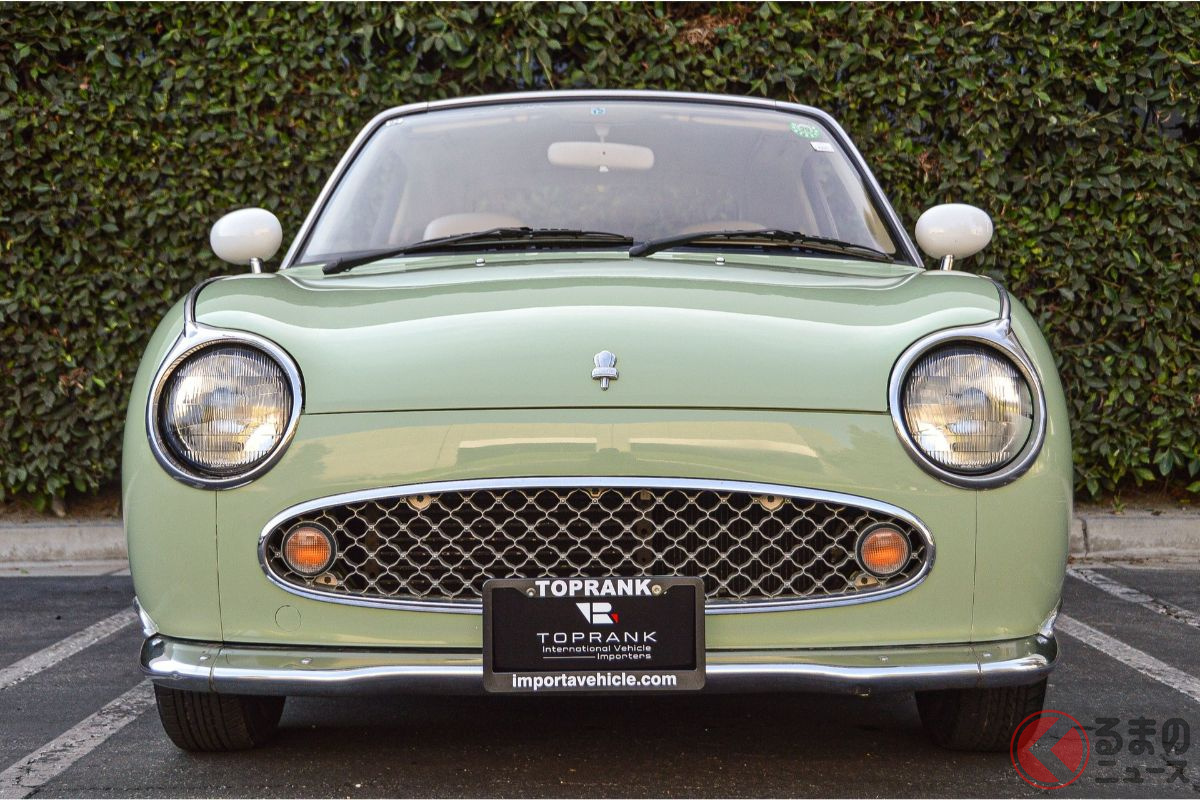 30年前のナウい国産車が250万円超え 日産 フィガロ の極上車を発見 くるまのニュース 30年前のナウい国産車が250万円超え 日産 フィガロ の極上車を発見 くるまのニュース