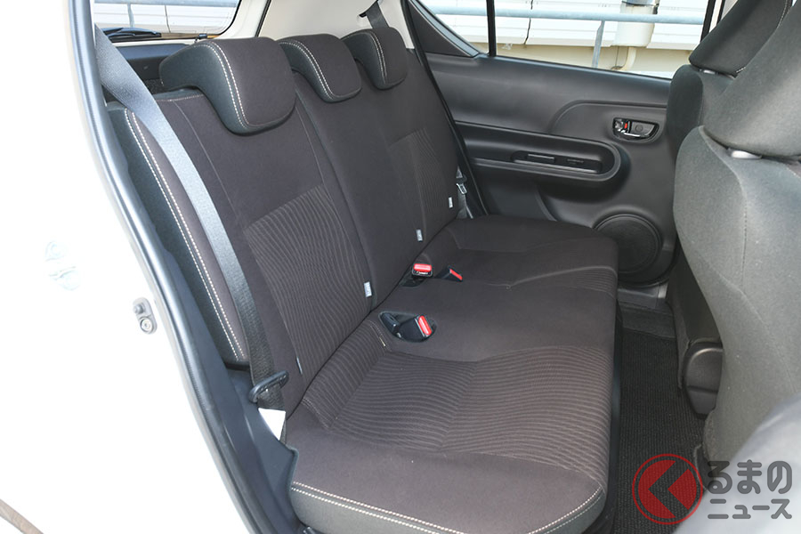 現行アクアでは後席の居住性に対する不満の声もあった