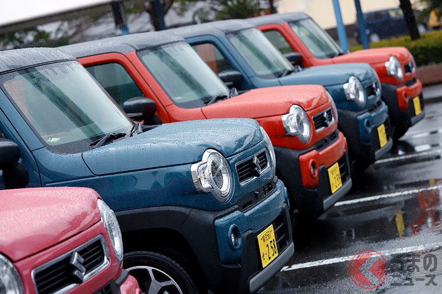 さまざまなボディカラーを揃える「ハスラー」