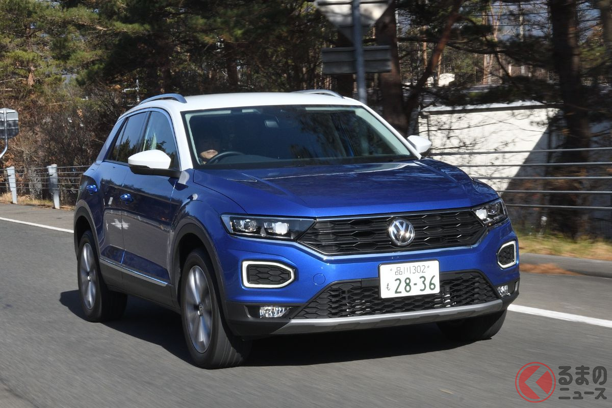 VW「T-ロック スタイルデザインパッケージ」の走り。試乗車は仕様変更前の仕様だ