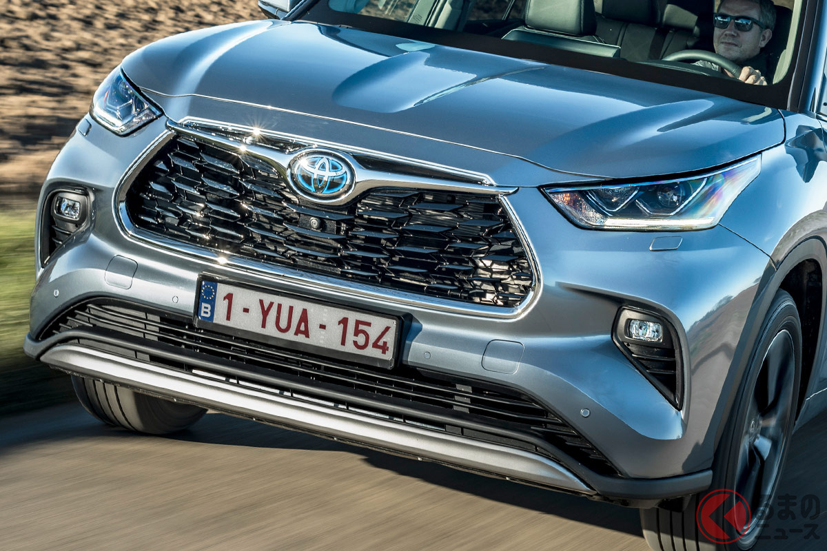 この顔はカッコイイ! 日本には導入予定が無い「ハイランダー」(欧州ハイブリッド仕様)