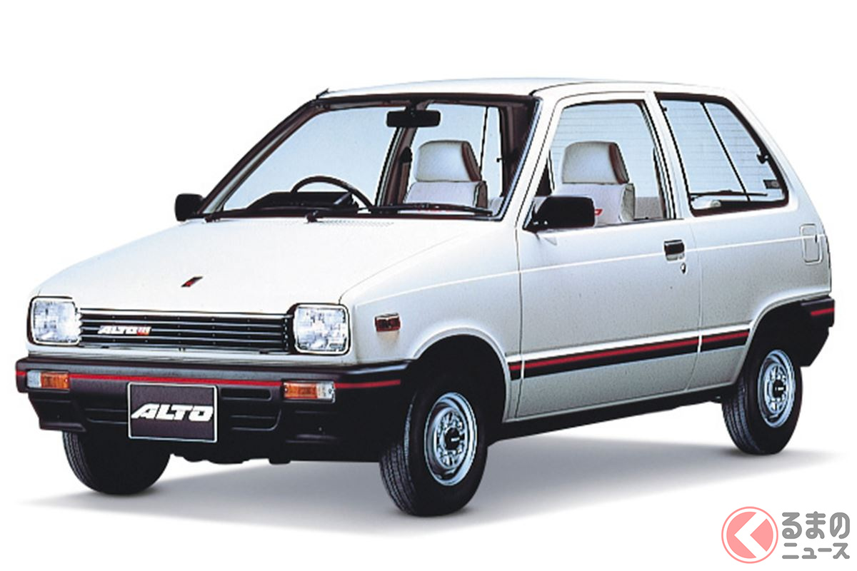 性能的に驚異的な進化を果たすことになった2代目「アルト」