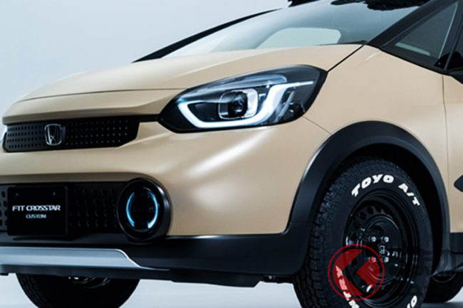 フルsuv仕様のホンダ フィット 公開 ゴツさ溢れるアウトドアモデルの詳細とは くるまのニュース